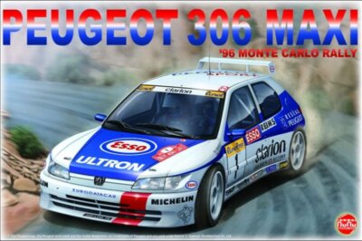 Platz 24009 1/24 Model Car Kit Peugeot 306 Maxi Monte Carlo Rally