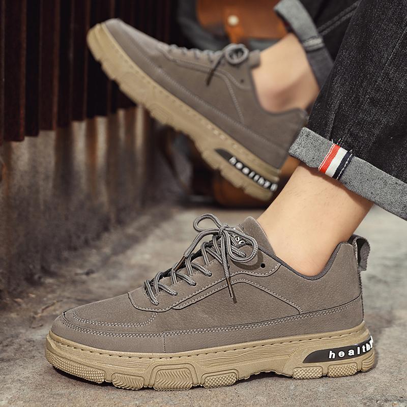 SAOLA Scarpe comode uomo casual pump moda formale passeggio sport stringate suola spessa