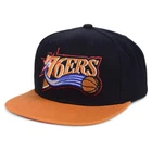Philadelphia 76ers Mitchell & Ness NBA Snapback Hat 2Tone Cap Sixers Iverson