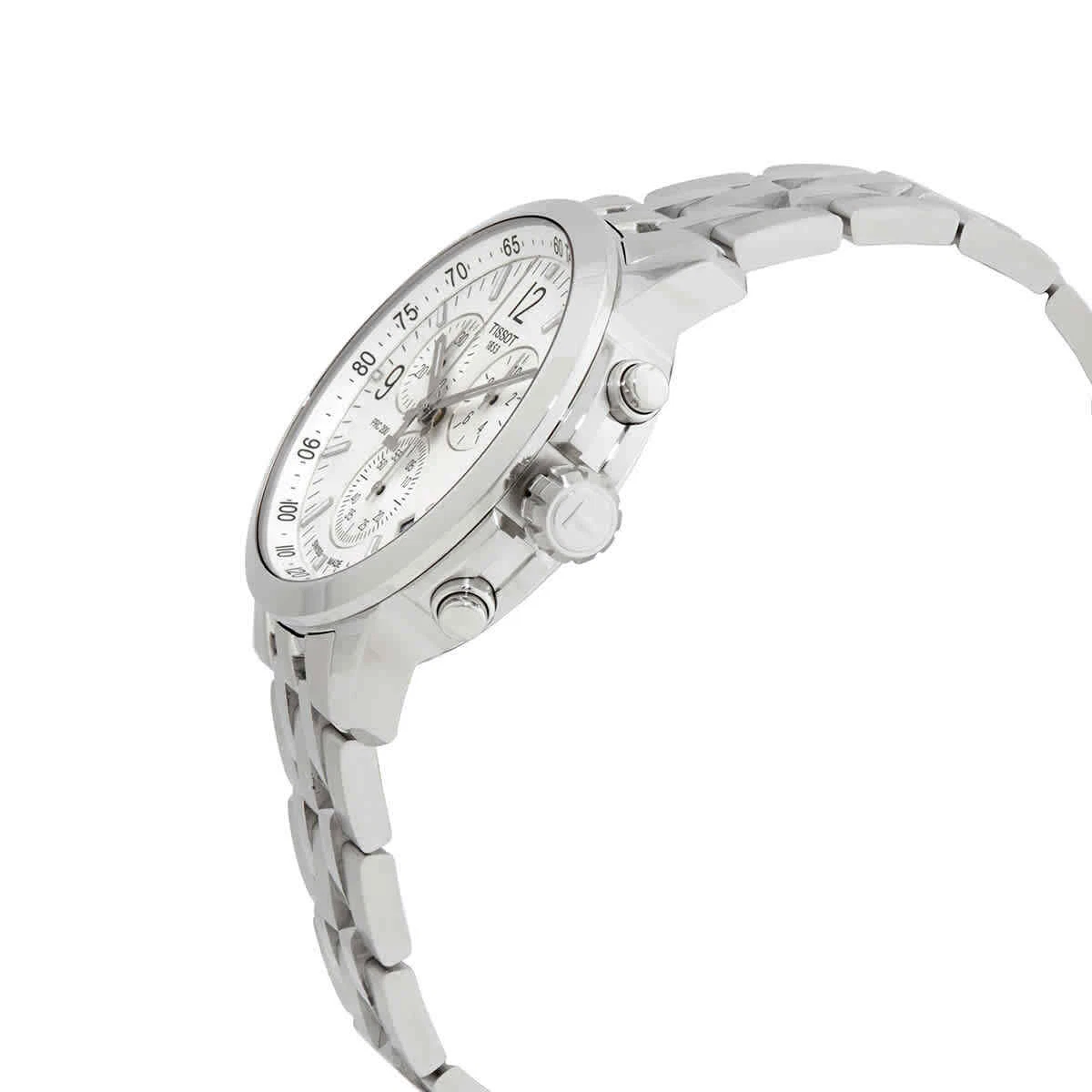 Tissot PRC 200 Chronograph Quartz Silver Dial Men s Watch T114