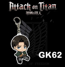 Levi Ackermann Attack On Titan Chibi Style Keychain Schlüsselanhänger Keyring