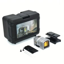 ACRO P2 Shockproof Red Dot Sight Bonded Lens with CNC Machined Metal Body Silver