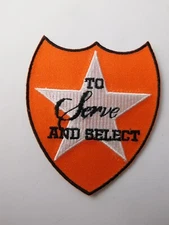 FUNNY POLICE SHERRIF SECURITY  TO SERVE & SELECT PATCH SHOULDER CREST  COMIC
