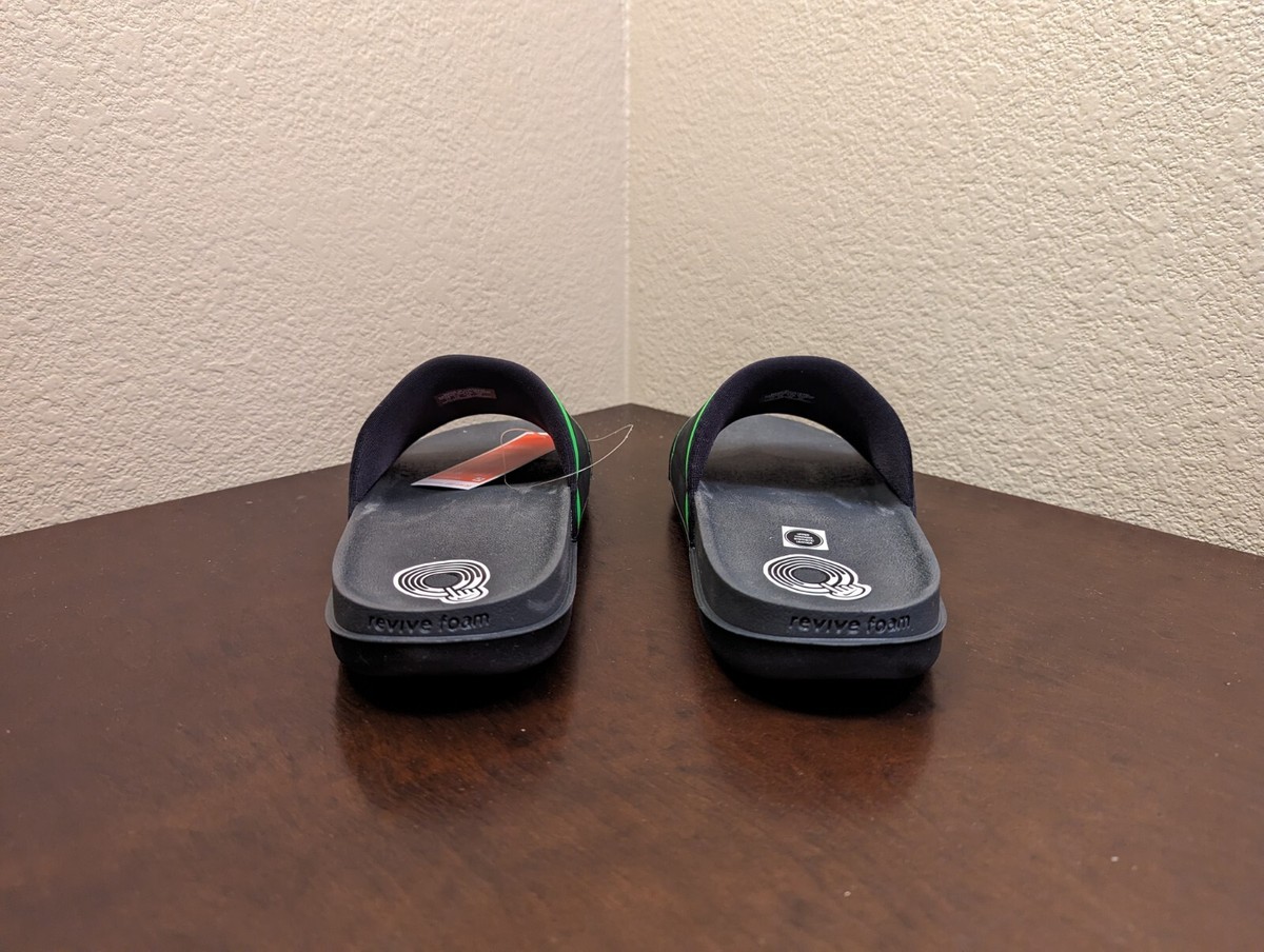 NIKE MENS OFFCOURT SEAHAWKS SLIDES NWT SIZE 10 Nike Seattle Seahawks Off Court Comfort Slides Sandals Men main image 2