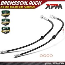2x Bremsschlauch Bremsschläuche Vorne L & R für MINI R50 R53 R52 Cabriolet