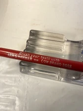 Brush Your Teeth With Arm & Hammer or Cow Brand Soda Advertisement Pencil Large