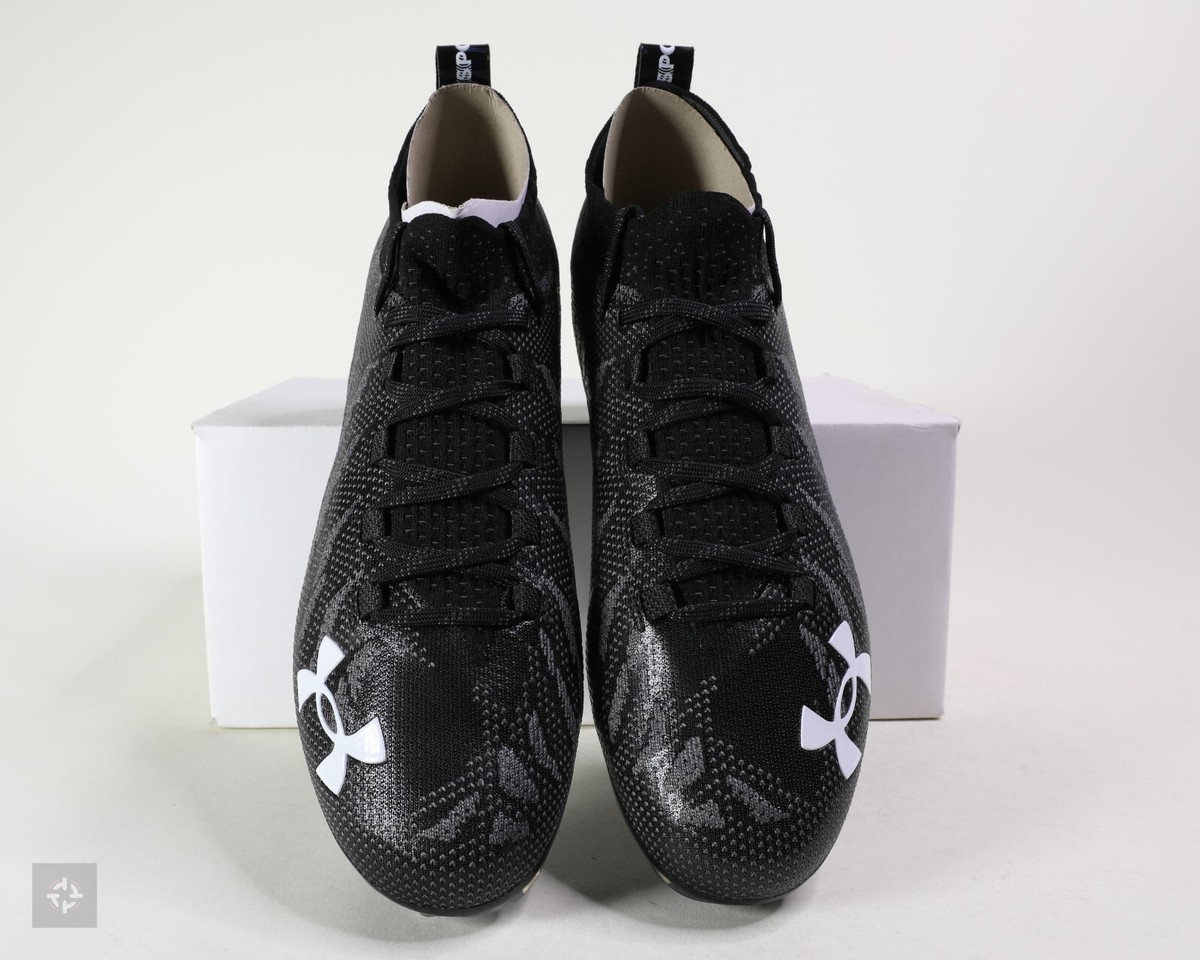 Under Armour Spotlight Lux MC Black Football Cleats Mens Size 13.5