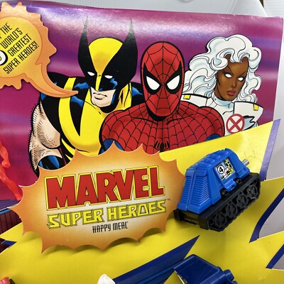 1996 marvel super heroes McDonald's Display Case Complete | eBay