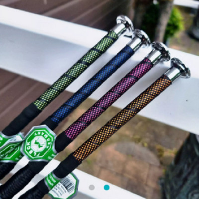 Fleck Colour Line BS Legal Jockeyschläger Crop blau/orange/rosa/gelb 50/60/70 cm