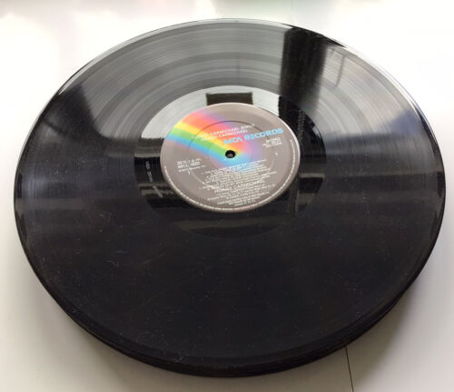 6 nappes de disque vinyle rétro original authentique de qualité fabriquées à la main, avec support - Photo 1/5