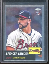 2022 Topps Chrome Platinum Spencer Strider Rc #186