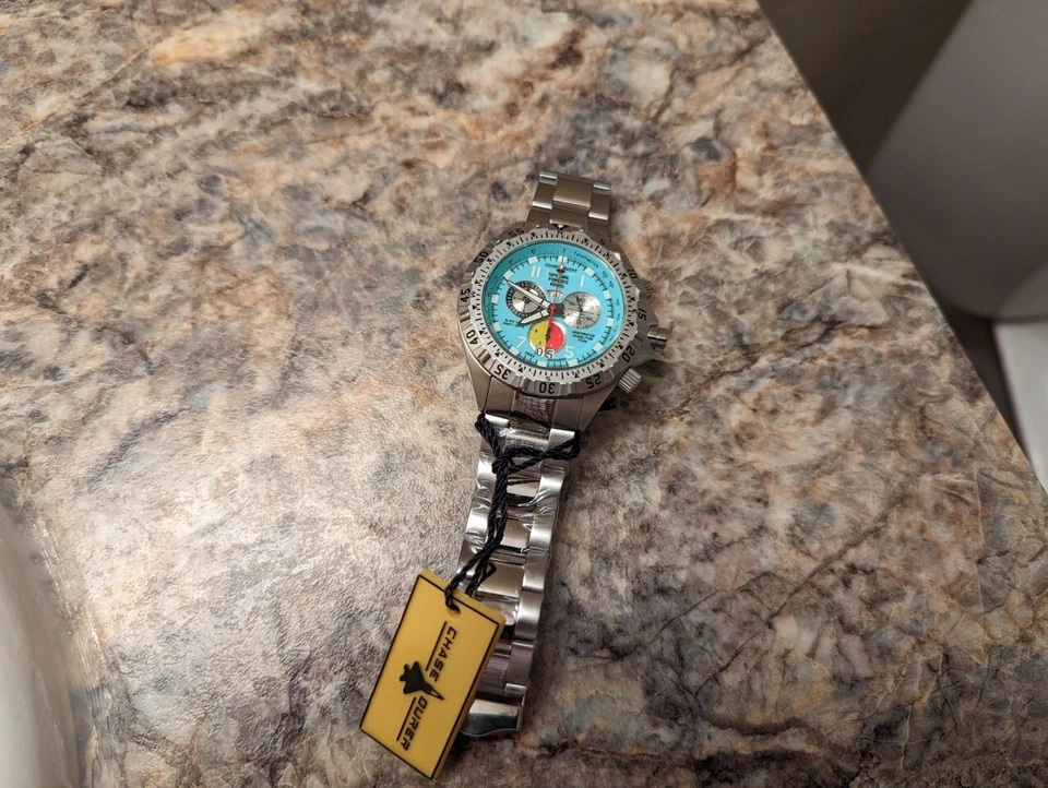 NUEVO Reloj Chase Durer 49mm Fuerzas Especiales 1000XL Cuarzo Suizo Cronógrafo Verde azulado *EE. UU.* Foto 2 de 4
