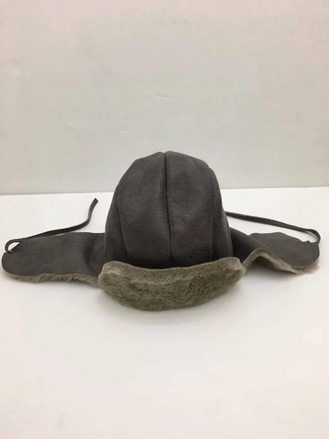 GOSHA RUBCHINSKIY faux sheepskin chapka hat brown f/w 16 Medium Earflap