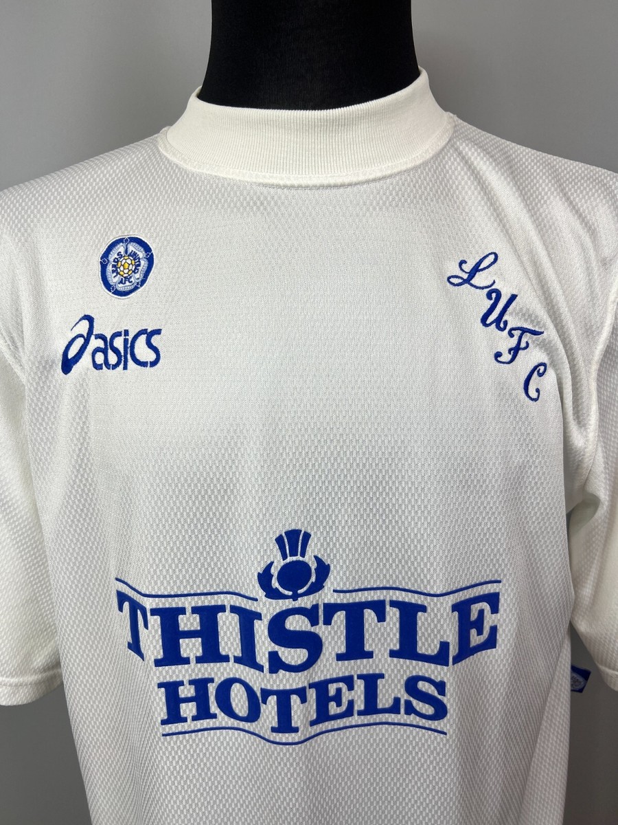 LEEDS UNITED 1995 1996 HOME SHIRT FOOTBALL SOCCER JERSEY ASICS