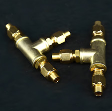 2 pics Tee Piece 1/4 x 40 TPI Pipe with Cones...