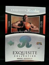 ANDRE IGUODALA 2004-05 EXQUISITE COLLECTION PLATINUM ROOKIE RC PARALLEL #22/25!
