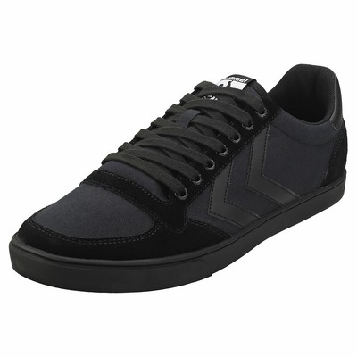 hummel Slimmer Stadil Tonal Low Mens Black Casual Trainers - 43 EU | eBay