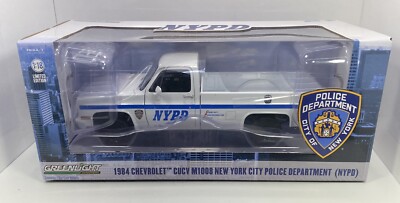GREENLIGHT 1/18 SCALE 1984 CHEVROLET CUCV M1008”NY CITY POLICE