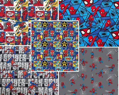 Crafts Stoffe Spiderman Spider-Man Marvel Mosaik Mini Wand Crawler Comic Baumwolle