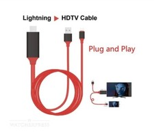 CAVO HDMI 3 IN 1 ADATTATORE VIDEO USB TV IPHONE ANDROID IOS UNIVERSALE