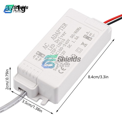100-240AC to DC12V Voltage Converter Transformer Power Supply LED Driver Adapter - Picture 22 of 31