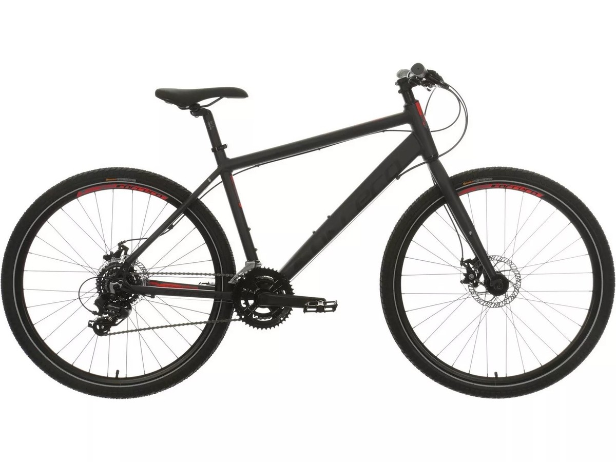 Carrera Subway Mens 16 Speed Hybrid Bike Large 20'' Frame Dark Grey A