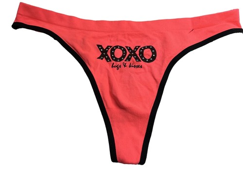 XOXO Women's S M L XL 3 Pack Side Cutout Thong Panties Black Lilac
