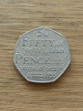 Dictionary 50p coin (Samuel Johnson Dictionary) 2005