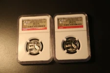 2015-P&D Bombay Hook Quarters NGC MS67 PL Nice Matched Pair + Free Shipping