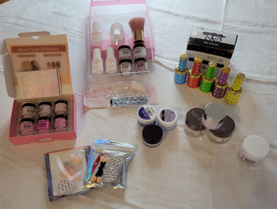 Azurebeauty Nail Dip Powders and Extras not branded