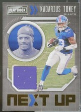 Kadarius Toney Card 2021 Panini Playbook Next Up Rookie Jerseys #20 