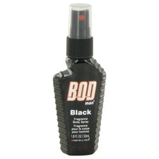 1.8 oz Bod Man Black by Parfums De Coeur FRAGRANCE BODY SPRAY Men Travel Size