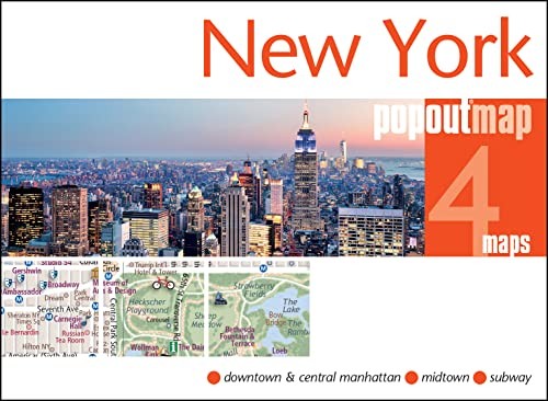 New York PopOut Map (PopOut Maps) - pocket-size, pop-up map of... - PopOut Maps
