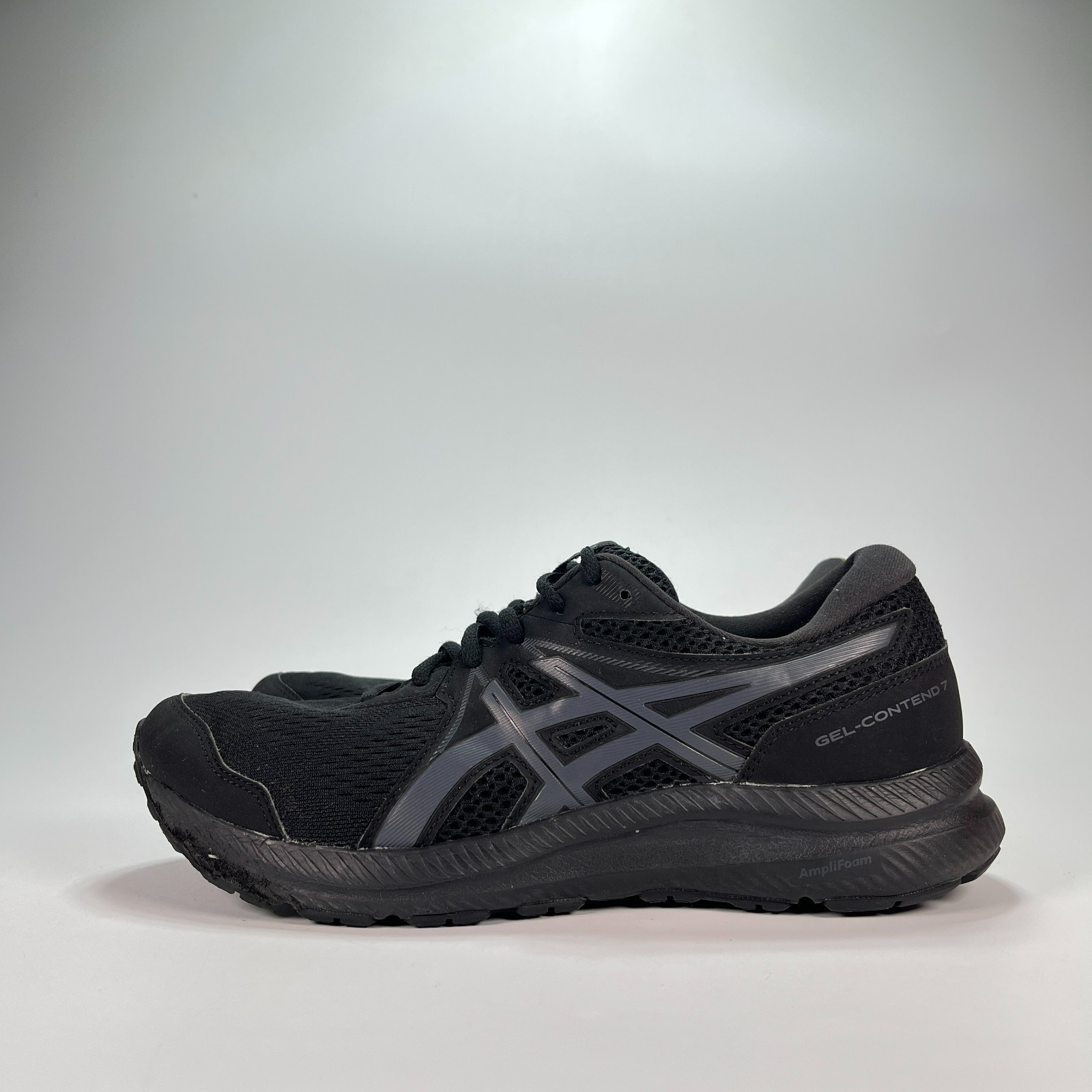 ASICS Gel-Contend 7 Black Running Shoes Sneakers 1011B040 Women's Size 8.5 thumbnail 4