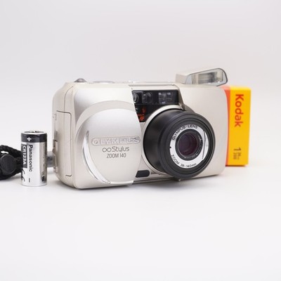 Olympus Stylus Zoom 140 mju II 35mm Point & Shoot Film Camera Tested + Film