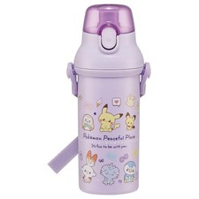 Skater Children's Water Bottle 480ml Direct Drinking Plastic One-Touch Operation