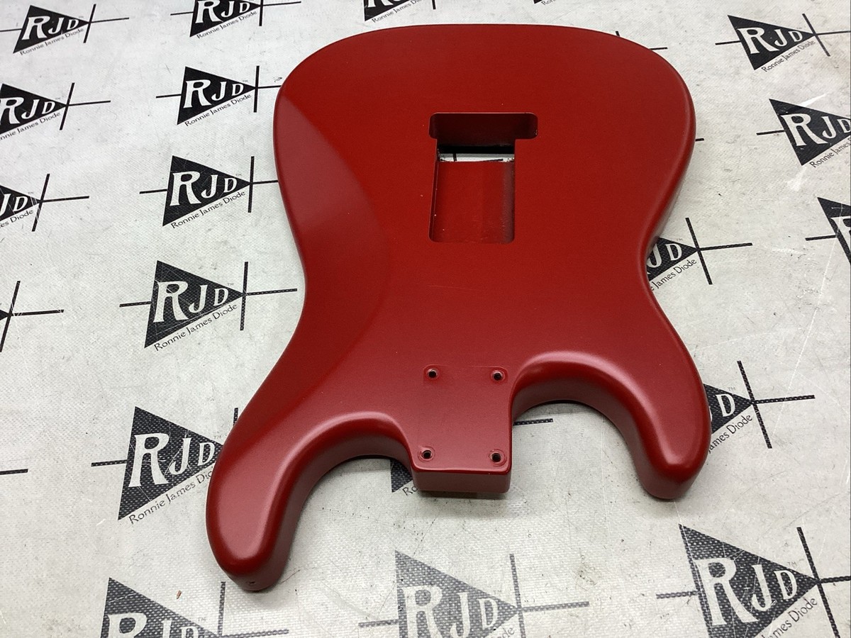 Warmoth Strat Electric Guitar Body Red Floyd | eBay
