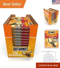 40 Pair Long-Lasting Toe Warmers - Odorless & TSA Approved, Perfect for Camping