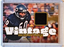 Mike Singletary 2024 Panini Luminance Vintage Materials Gold #VM-MSY 4/50 (MEM)