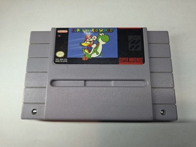 Super Mario World SNES Super Nintendo Authentic Game Cartridge TestedPrice: