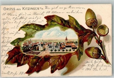 13588132 - 8710 Kitzingen Eichenblatt Eicheln Kitzingen 1901
