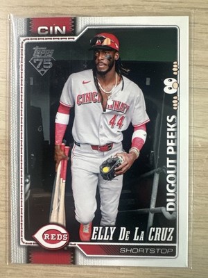 2026 Topps Elly De La Cruz Dugout Peeks DP-8 SSP   Reds Mega Hit Insert