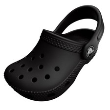 Image of Crocs Unisex Kids Classic Clog K Clogs, Black, 13 UK Child 13 Child, Black