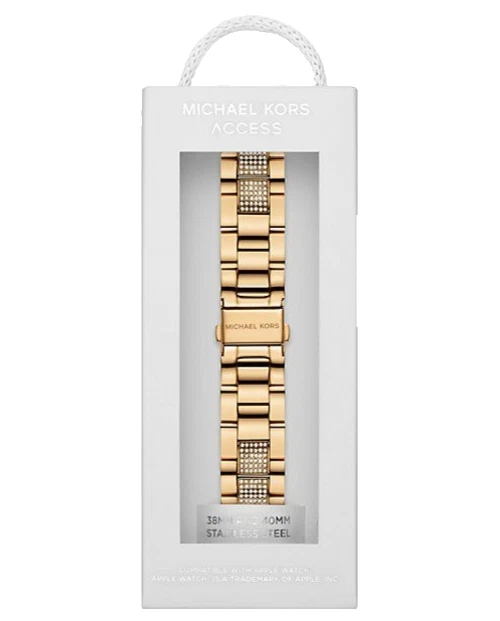 MICHAEL KORS MKS8021 ORO ACERO INOXIDABLE 38-41MM CORREA MUJER PARA APPLE WATCH Foto 3 de 3