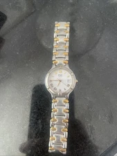 ESQ Swiss Quartz  Stainless Steel Women’s Watch excellent cond needs battery 