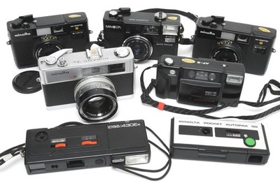 Vintage Lot of 7 x Minolta camera divers for Collectors and Tinkers Sammler - N