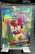 2025 Panini Prizm Ricky Pearsall #99 Hyper 172/200 49ers