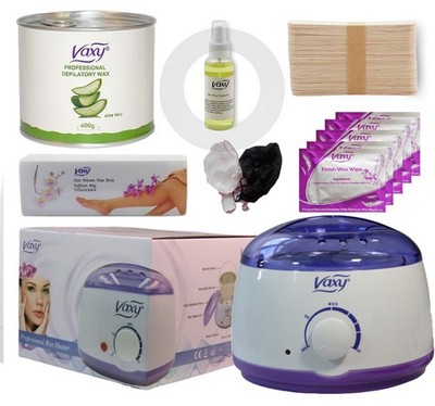 Wachswärmer, Haarentfernung Waxing Kit, elektrische Topfheizung schmilzt mit Zubehör