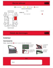 Porte arrière et accessoires Toyota AVENSIS