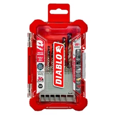 Diablo Tools Metal Demon Drill Bits Set For Mild, Hardened And Stainless, 15